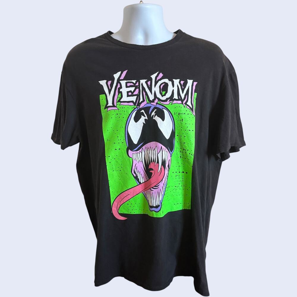 Marvel XL Streetwear Venom T-Shirt Black Regular